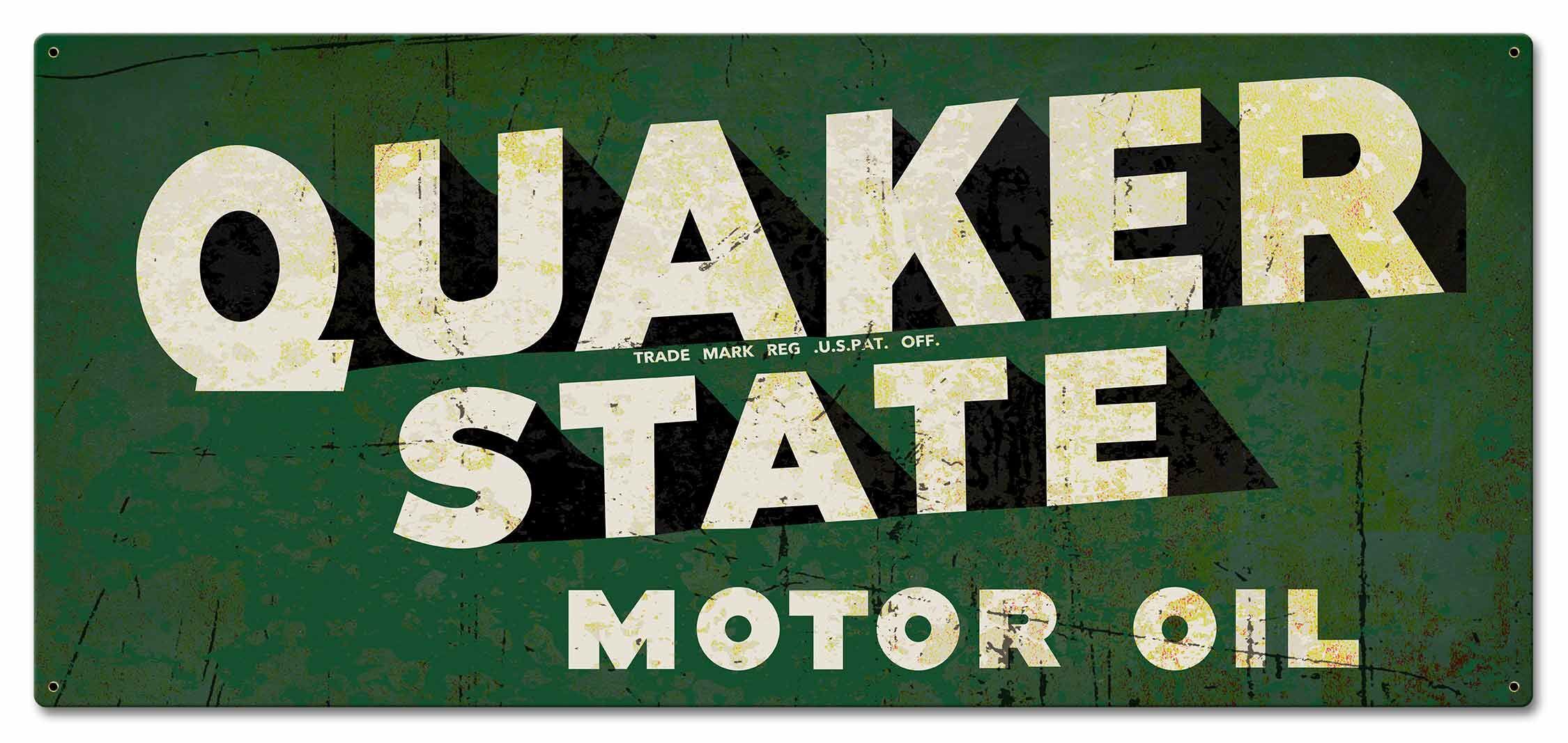 Quaker State Motor Oil Sign - GA24046 | Garage Art™