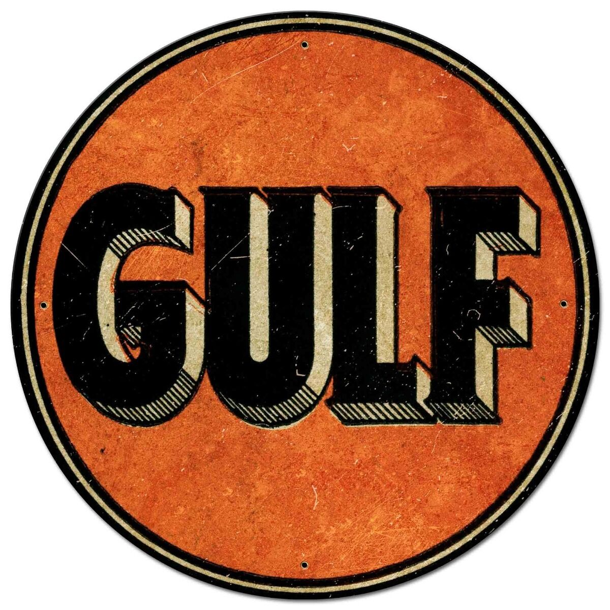 Gulf vintage sign ガレージ、店舗に！USAヴィンテージサイン Gulf Oil Vintage Sign | Garage Art™
